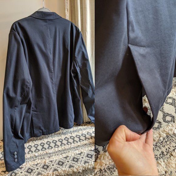 Armani Exchange men's summer blazer - navy - Picture 4 of 8